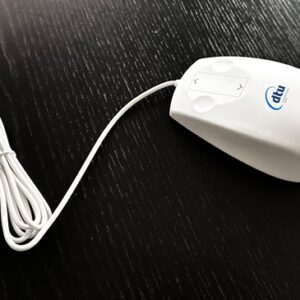 MOUSE BIANCO IN SILICONE, CERTIFICATO IP68 - USB LAVABILE